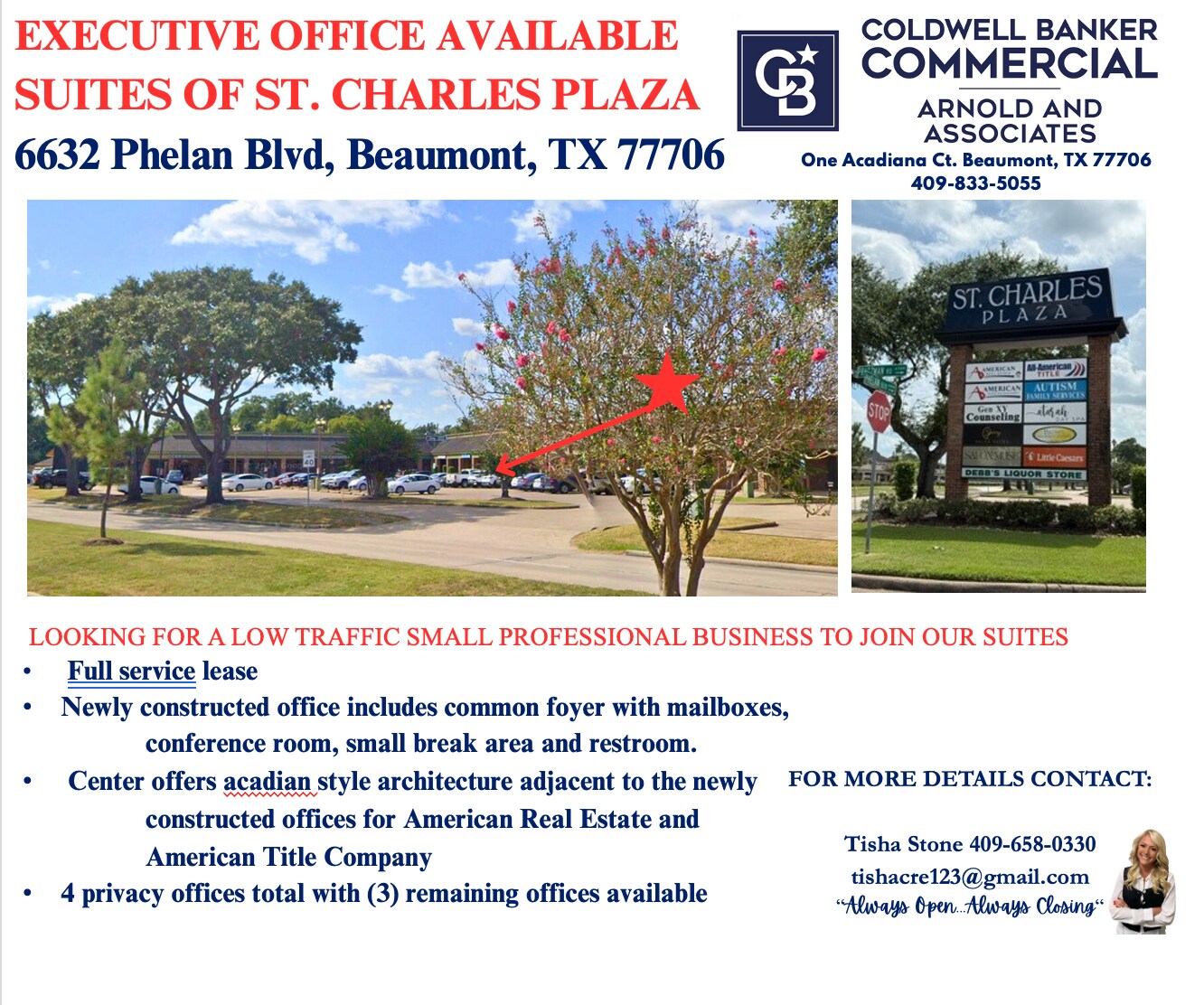 6622-6666 Phelan Blvd, Beaumont, TX à louer Photo de l’immeuble– Image 1 sur 3