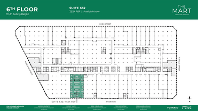 222 Merchandise Mart Plz, Chicago, IL à louer Plan d’étage– Image 2 sur 2