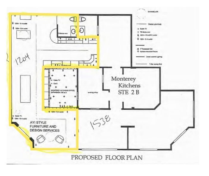 131 Lighthouse Ave, Monterey, CA à louer Plan d’étage– Image 1 sur 1