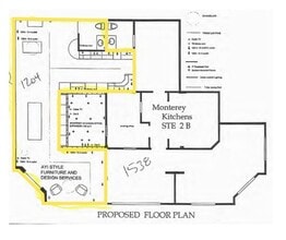 131 Lighthouse Ave, Monterey, CA à louer Plan d’étage– Image 1 sur 1