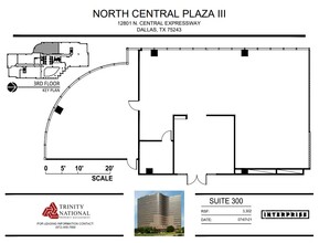 12801 N Central Expy, Dallas, TX à louer Plan d’étage– Image 1 sur 1