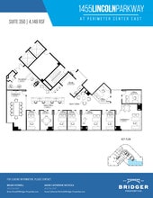 1455 Lincoln Pkwy E, Atlanta, GA à louer Plan d’étage– Image 1 sur 1