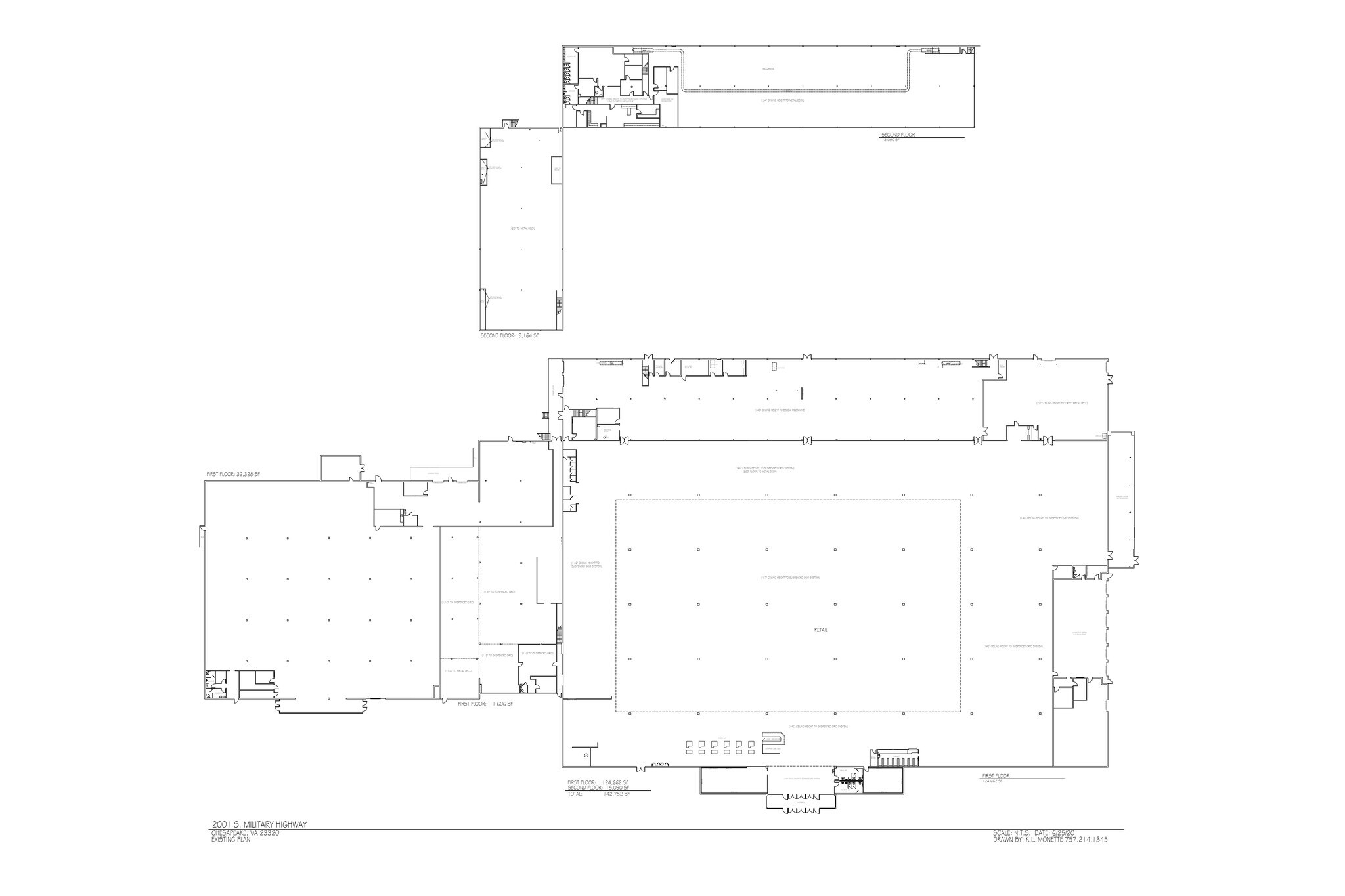 2001 S Military Hwy, Chesapeake, VA à louer Plan de site– Image 1 sur 1