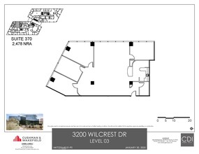 3200 Wilcrest Dr, Houston, TX à louer Plan d’étage– Image 1 sur 1