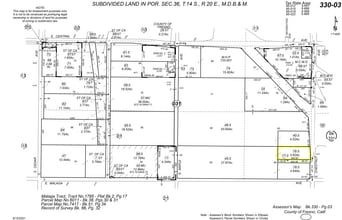 4321 S Chestnut Ave, Fresno, CA à louer Plan de site– Image 2 sur 2