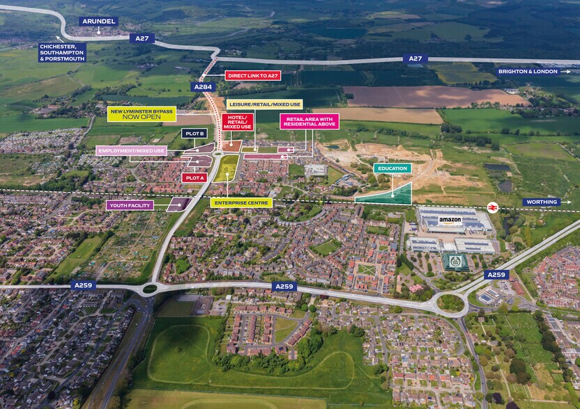 Toddington Ln, Littlehampton à vendre - Aérien – Image 2 sur 2