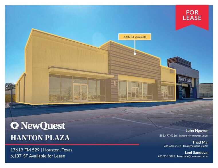 17619 FM 529 Rd, Houston, TX à louer - Photo de l’immeuble – Image 2 sur 4