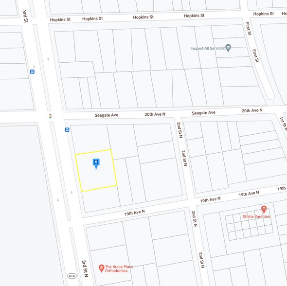 2017 3rd St N, Jacksonville Beach, FL à vendre - Plan cadastral – Image 2 sur 3