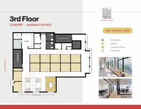 740 6th St NW, Washington, DC à louer Plan d’étage– Image 1 sur 1