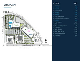 Plus de détails pour 3801-3951 W Broward Blvd, Plantation, FL - Local commercial à louer