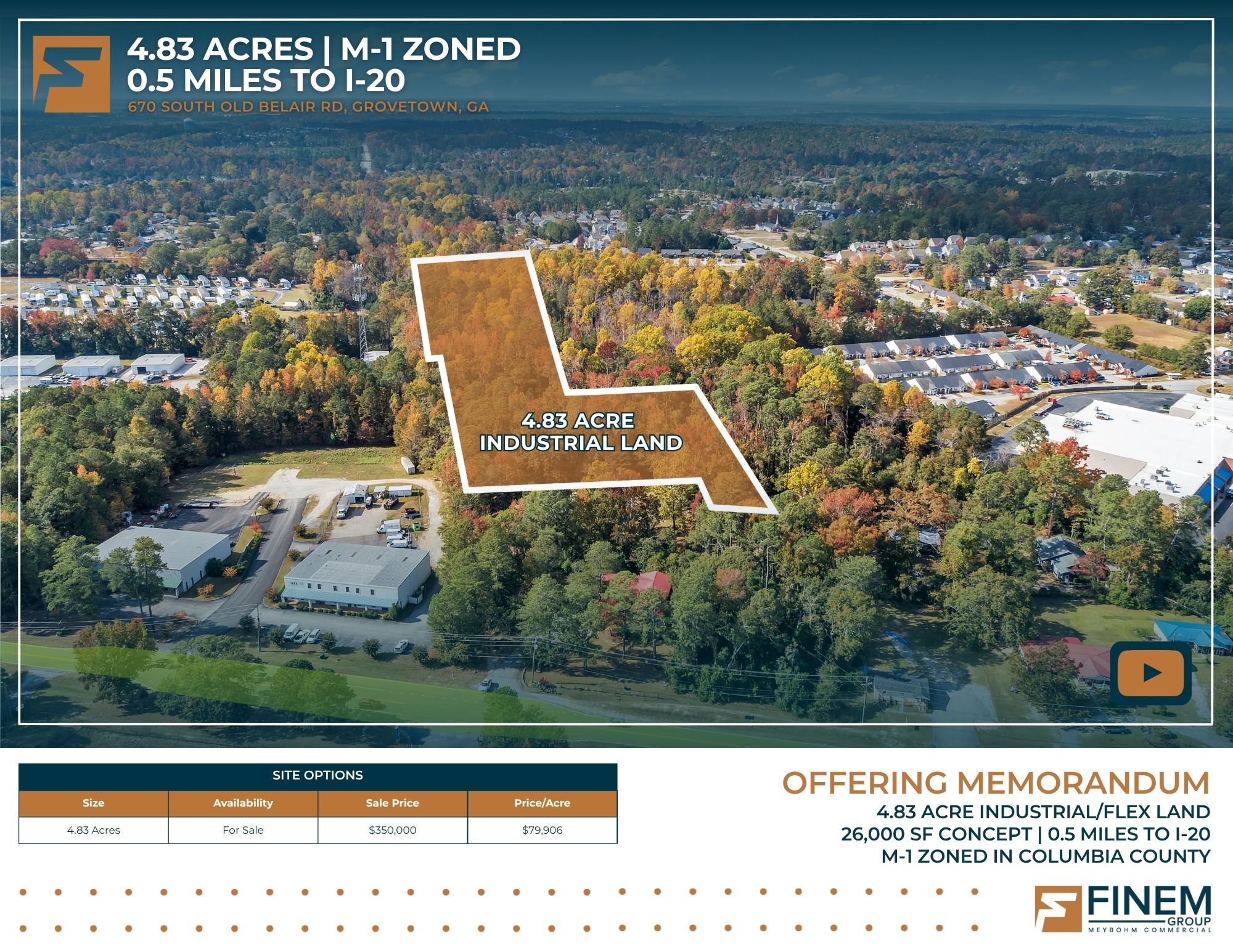 670 S Old Belair Rd, Grovetown, GA à vendre Photo principale– Image 1 sur 23