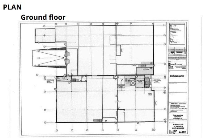 8455 Boul Langelier, Montréal, QC à louer Plan d’étage– Image 1 sur 1