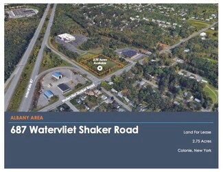 Plus de détails pour 687 Watervliet Shaker Rd, Latham, NY - Terrain à louer