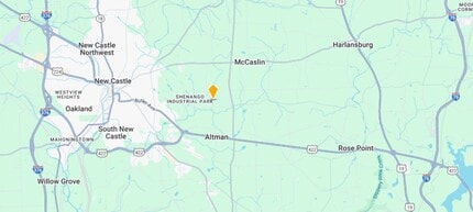 2225 County Line Rd, New Castle, PA - VUE AÉRIENNE vue de carte