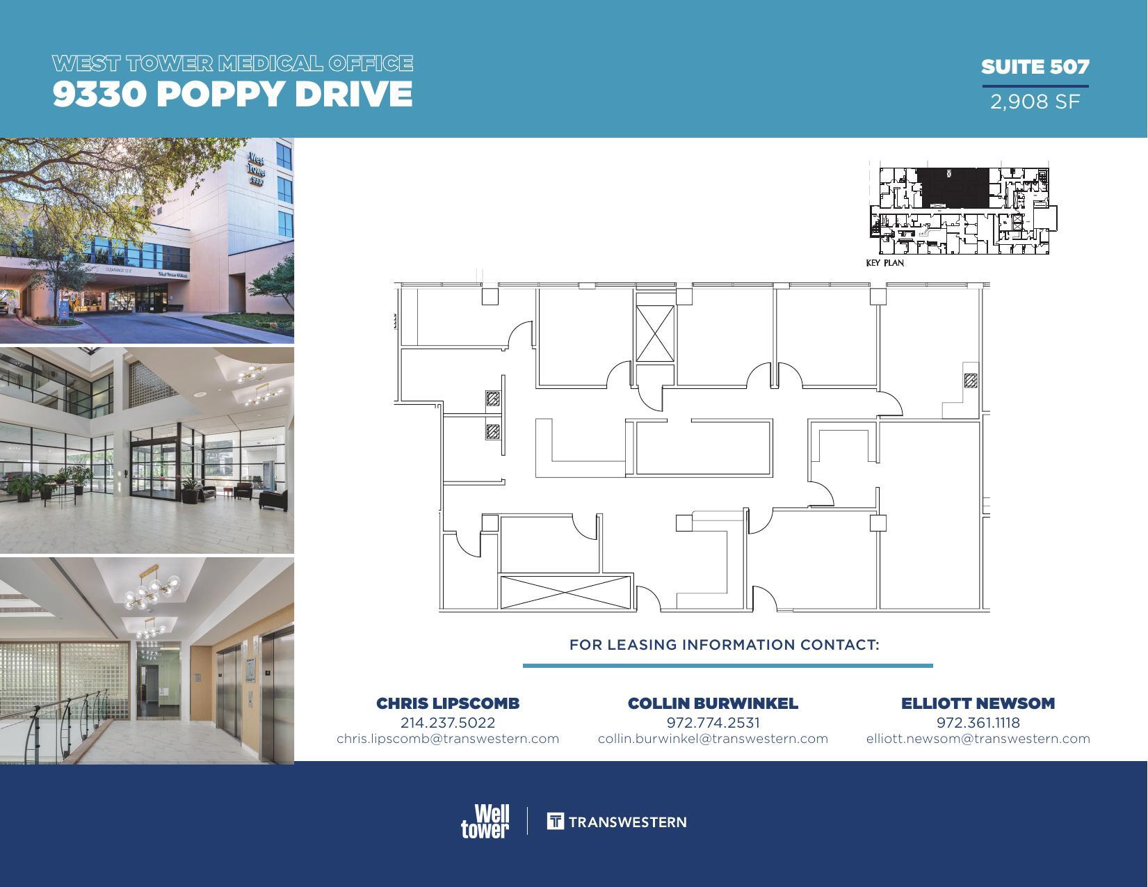 9330 Poppy Dr, Dallas, TX à louer Plan d’étage– Image 1 sur 1