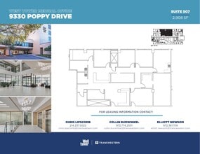 9330 Poppy Dr, Dallas, TX à louer Plan d’étage– Image 1 sur 1