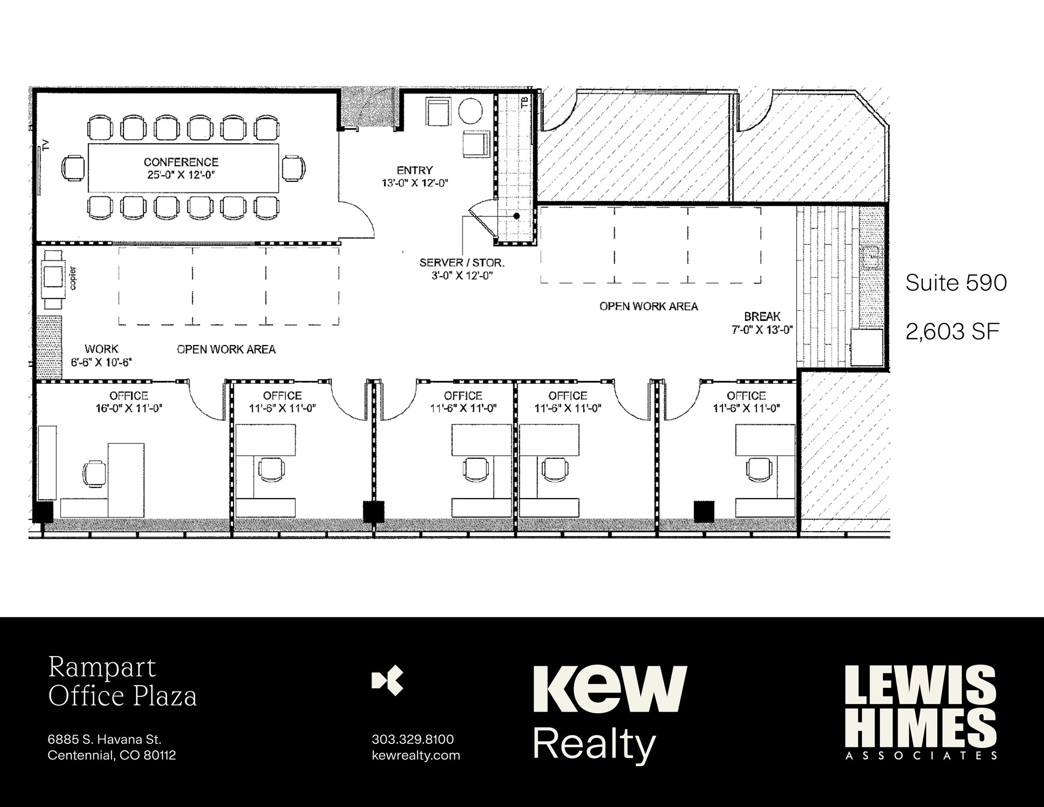 6855 S Havana St, Centennial, CO à louer Plan de site– Image 1 sur 8