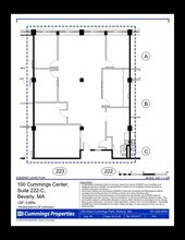100 Cummings Ctr, Beverly, MA à louer Plan d’étage– Image 1 sur 1
