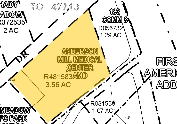 12411 Hymeadow Dr, Austin, TX à louer - Plan cadastral – Image 2 sur 6