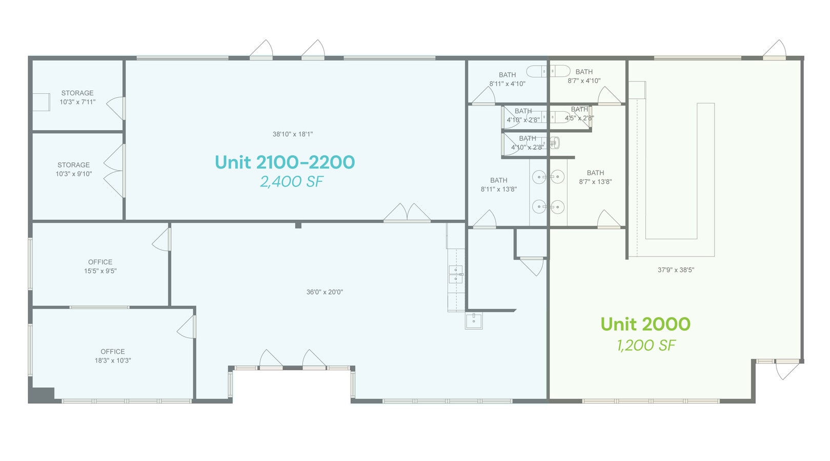10860 Dover St, Westminster, CO 80021 - Lot 2000 - - Plan d’étage - Image 1 of 5