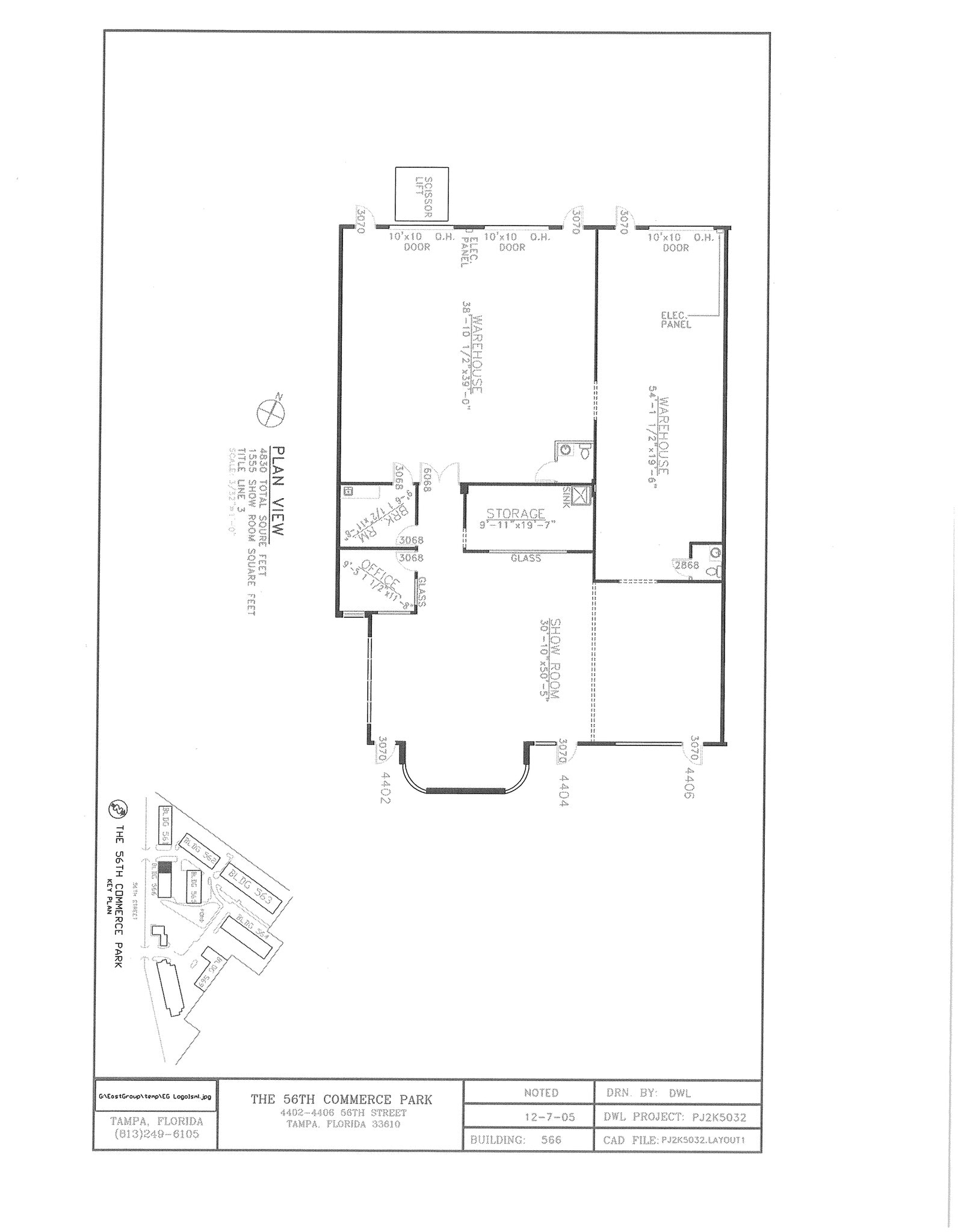 5402-5468 N 56th Commerce Park Blvd, Tampa, FL à louer Plan de site– Image 1 sur 1