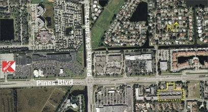 9610-9728 Pines Blvd, Pembroke Pines, FL - VUE AÉRIENNE  vue de carte