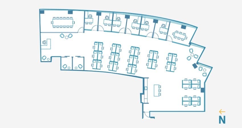 2100 Powell St, Emeryville, CA à louer Plan d’étage– Image 1 sur 1
