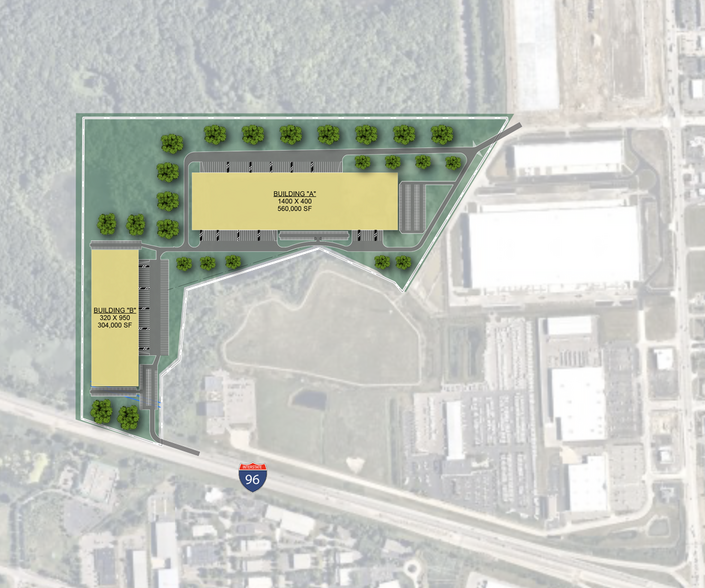 Wixom Rd & I-96, Wixom, MI à louer - Photo de l’immeuble – Image 1 sur 1