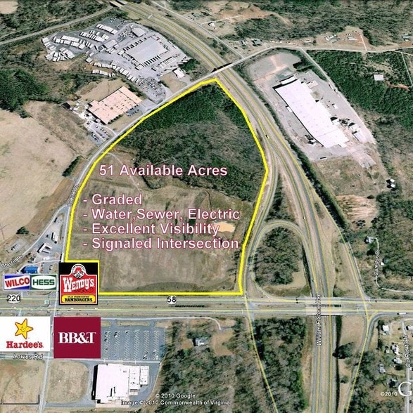 Greensboro Rd, Ridgeway, VA à vendre - Aérien – Image 2 sur 11
