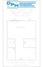 3511 Pinemont Dr, Houston, TX à louer Plan d’étage– Image 1 sur 1
