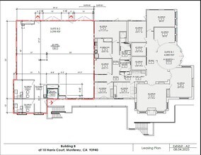 10 Harris Ct, Monterey, CA à louer Plan d’étage– Image 2 sur 6