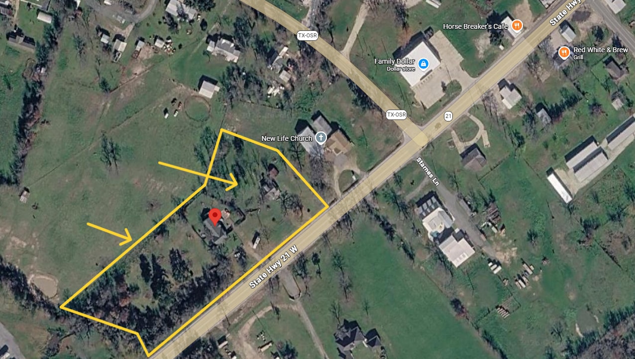 11915 & 11951 Tx-21, Midway, TX à vendre Photo principale– Image 1 sur 6