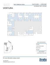16830 Ventura Blvd, Encino, CA à louer Plan d’étage– Image 1 sur 1