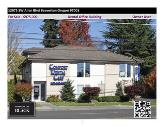 Plus de détails pour 12075 SW Allen Blvd, Beaverton, OR - Bureau à vendre