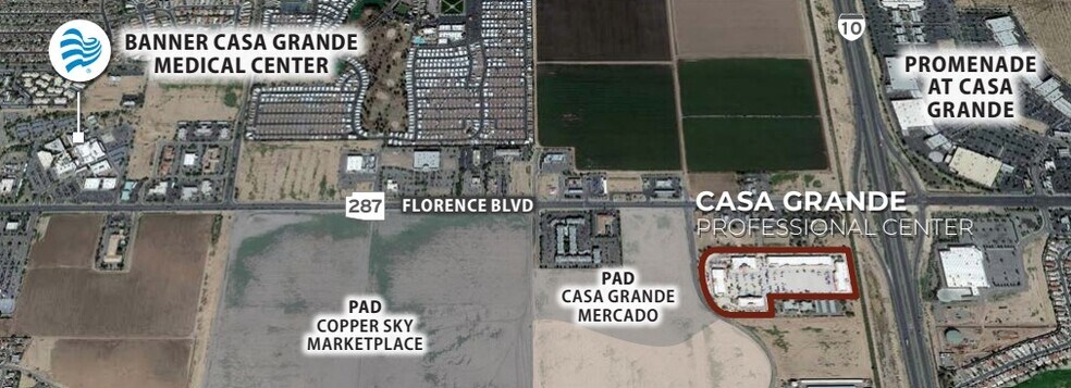 560-580 N Camino Mercado, Casa Grande, AZ à louer - Aérien – Image 3 sur 4