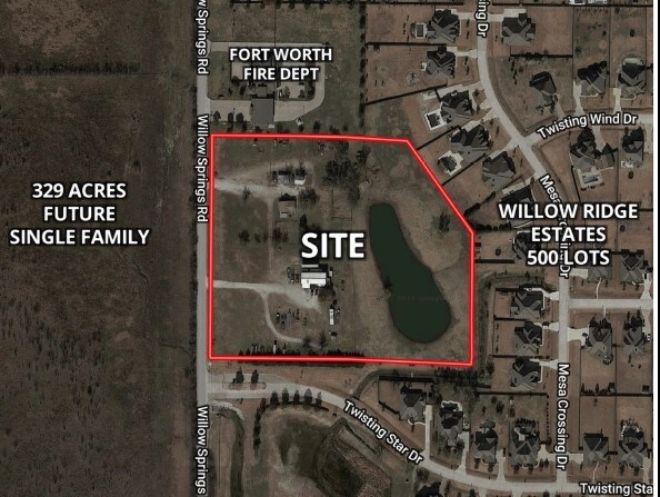 11490 Willow Springs Rd, Haslet, TX à vendre - Aérien – Image 2 sur 3
