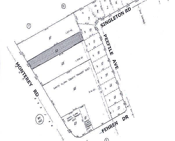 3378 Monterey Hwy, San Jose, CA à louer - Plan cadastral – Image 2 sur 4