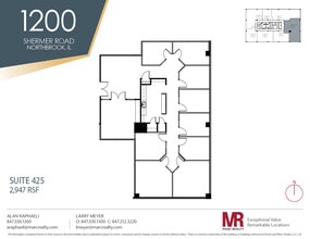 1200 Shermer Rd, Northbrook, IL à louer Plan d’étage– Image 1 sur 1