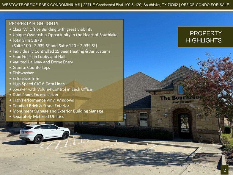 2271 E Continental Blvd, Southlake, TX à vendre - Photo de l’immeuble – Image 3 sur 61
