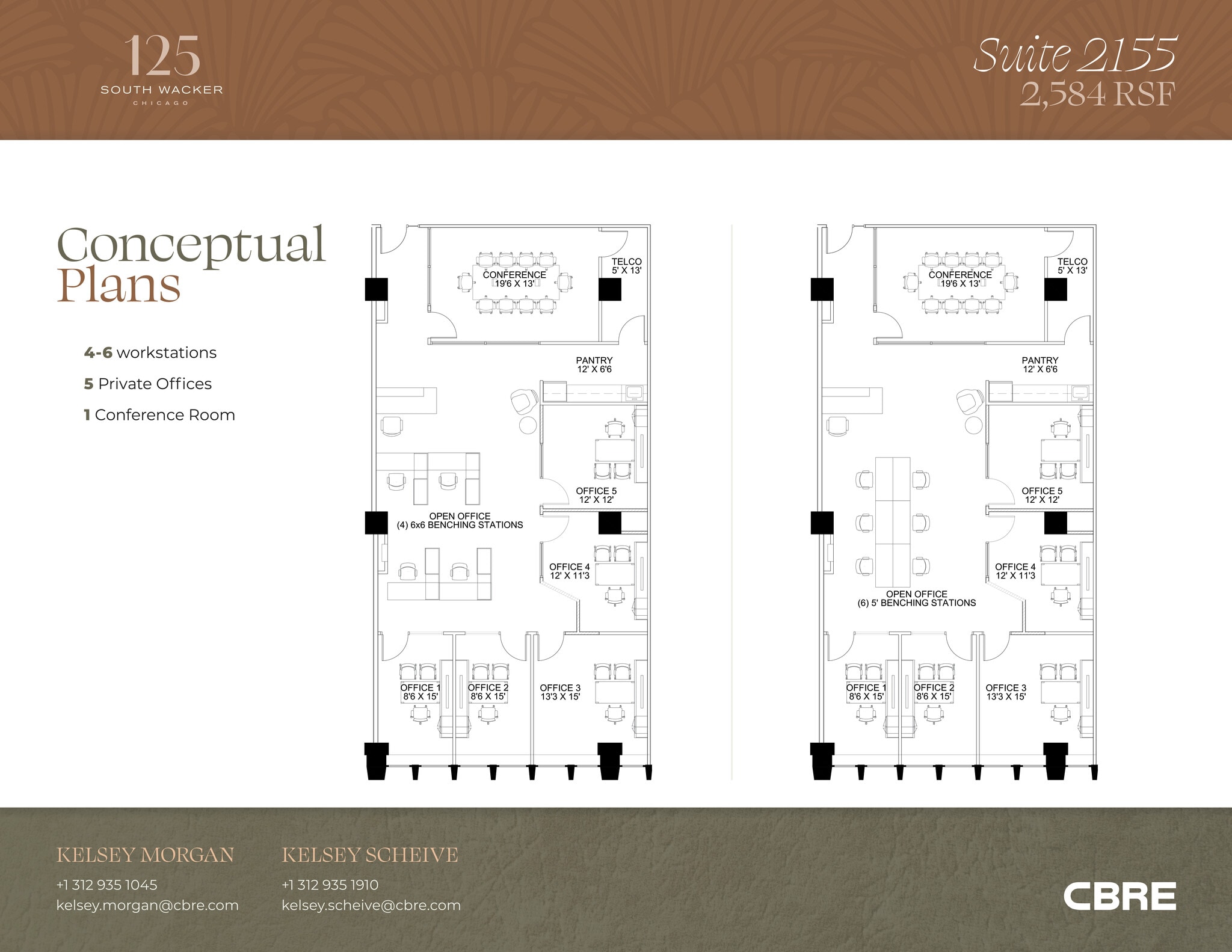 125 S Wacker Dr, Chicago, IL à vendre Plan d’étage– Image 1 sur 2