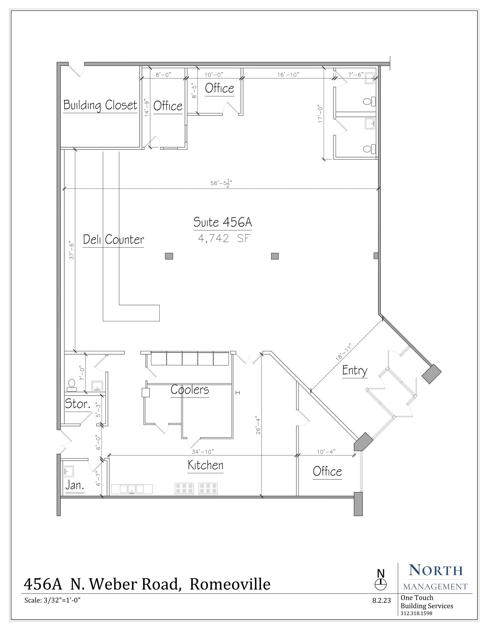444-464 N Weber Rd, Romeoville, IL à louer Plan de site– Image 1 sur 1