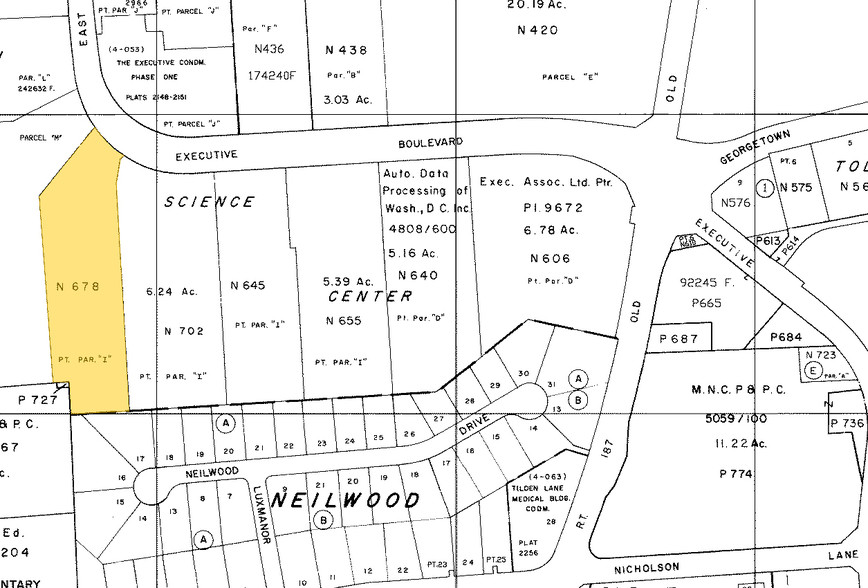 6116 Executive Blvd, Rockville, MD à louer - Plan cadastral – Image 2 sur 19
