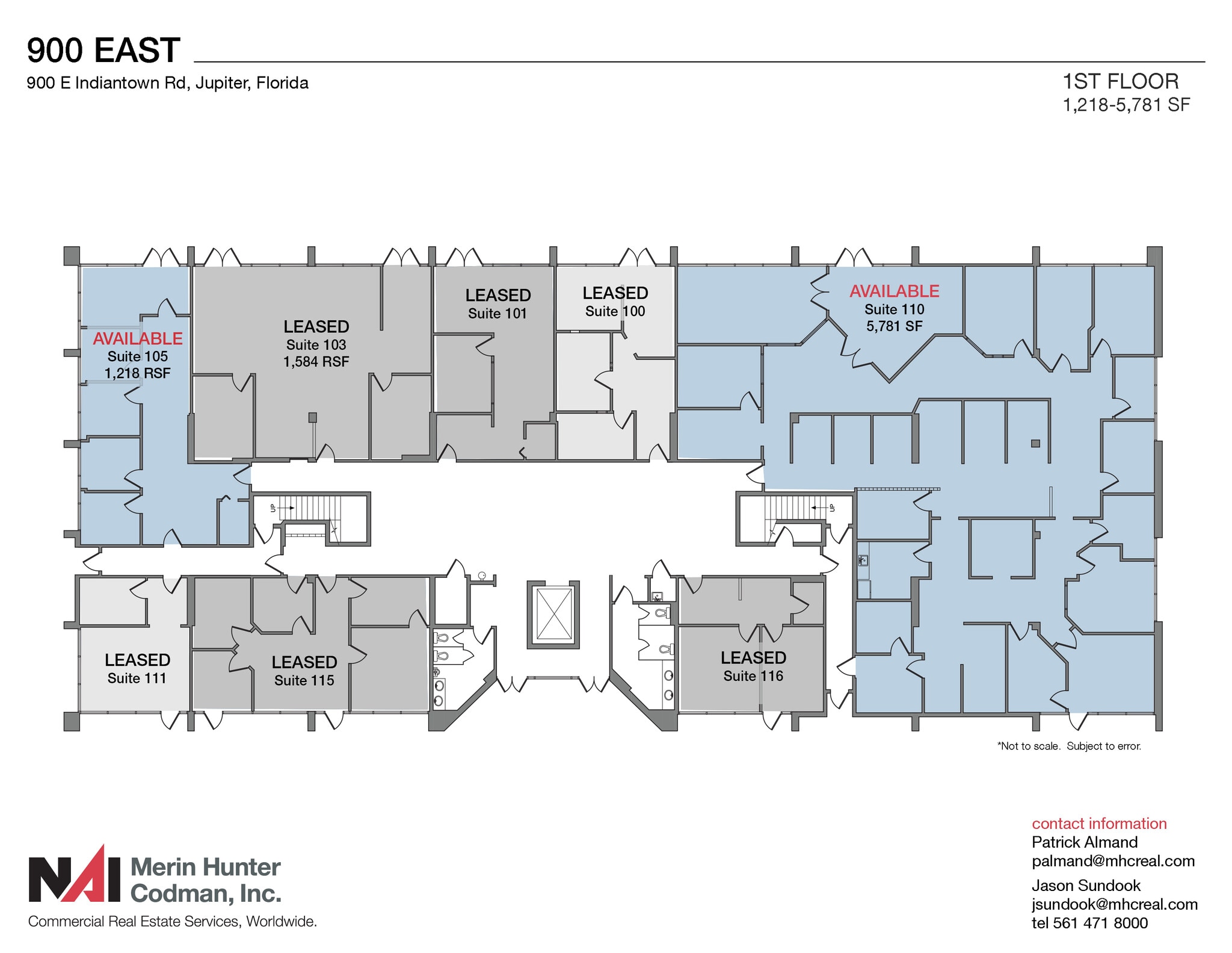 900 E Indiantown Rd, Jupiter, FL à louer Plan d’étage– Image 1 sur 7