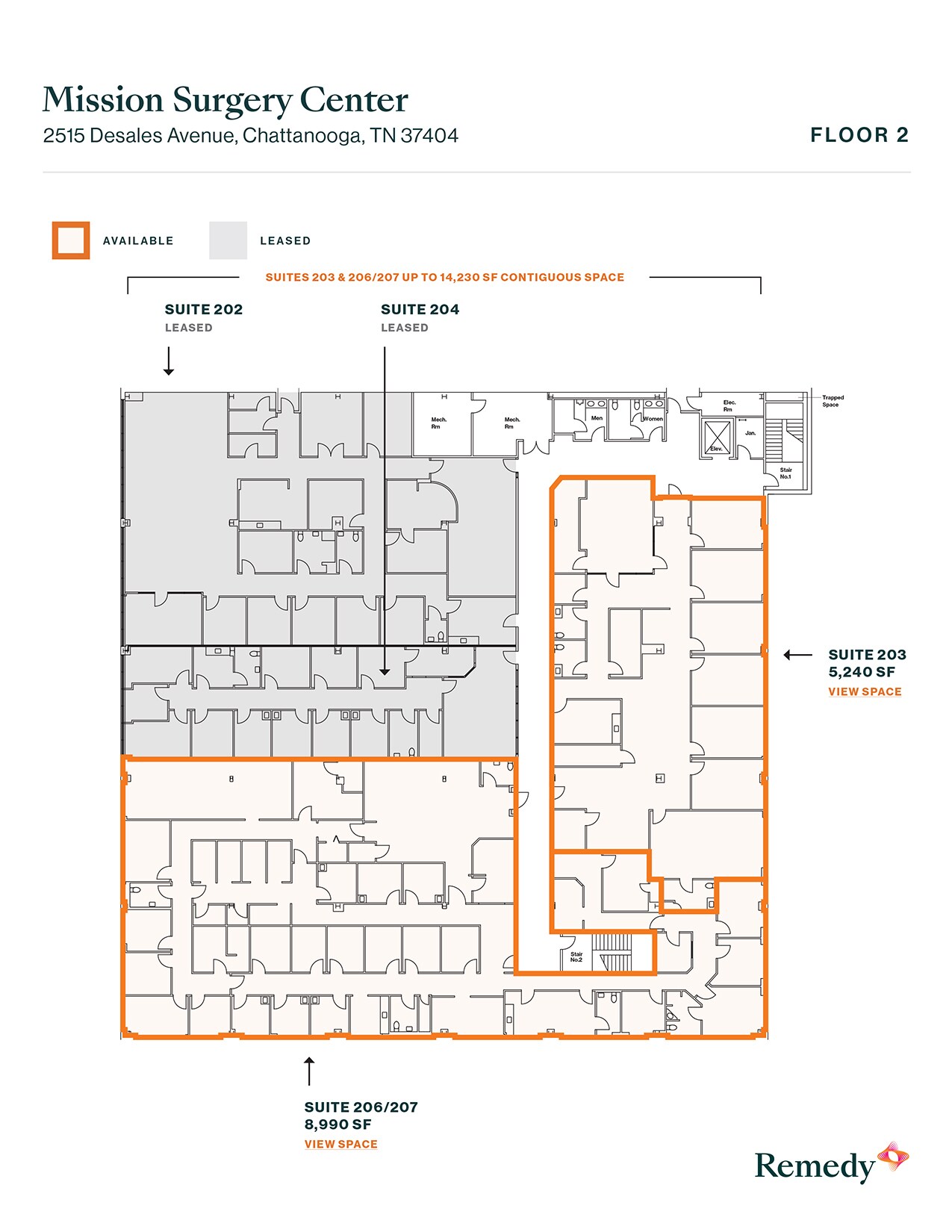 2515 DeSales Ave, Chattanooga, TN à louer Plan d’étage– Image 1 sur 1
