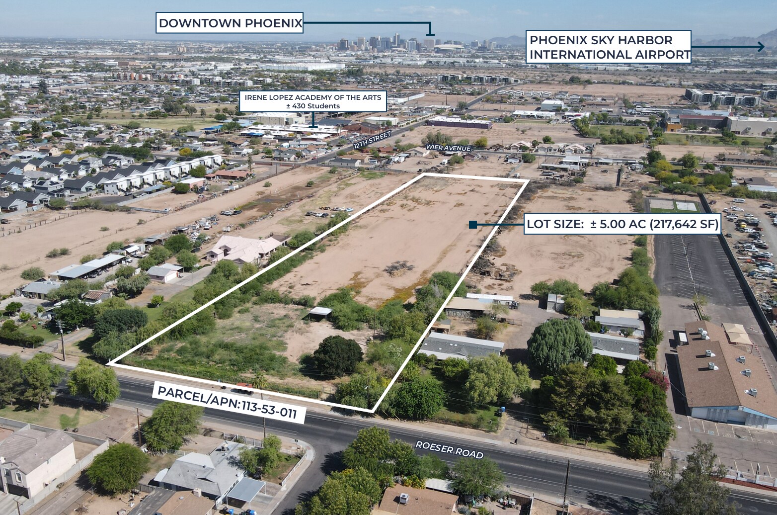 1230 E Roeser Rd, Phoenix, AZ à vendre Photo de l’immeuble– Image 1 sur 7