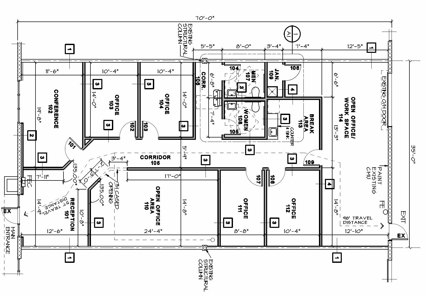 12285 Pellicano Dr, El Paso, TX à louer Plan d’étage– Image 1 sur 1
