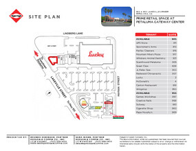905-939 Lakeville Hwy, Petaluma, CA à louer Plan de site– Image 1 sur 1