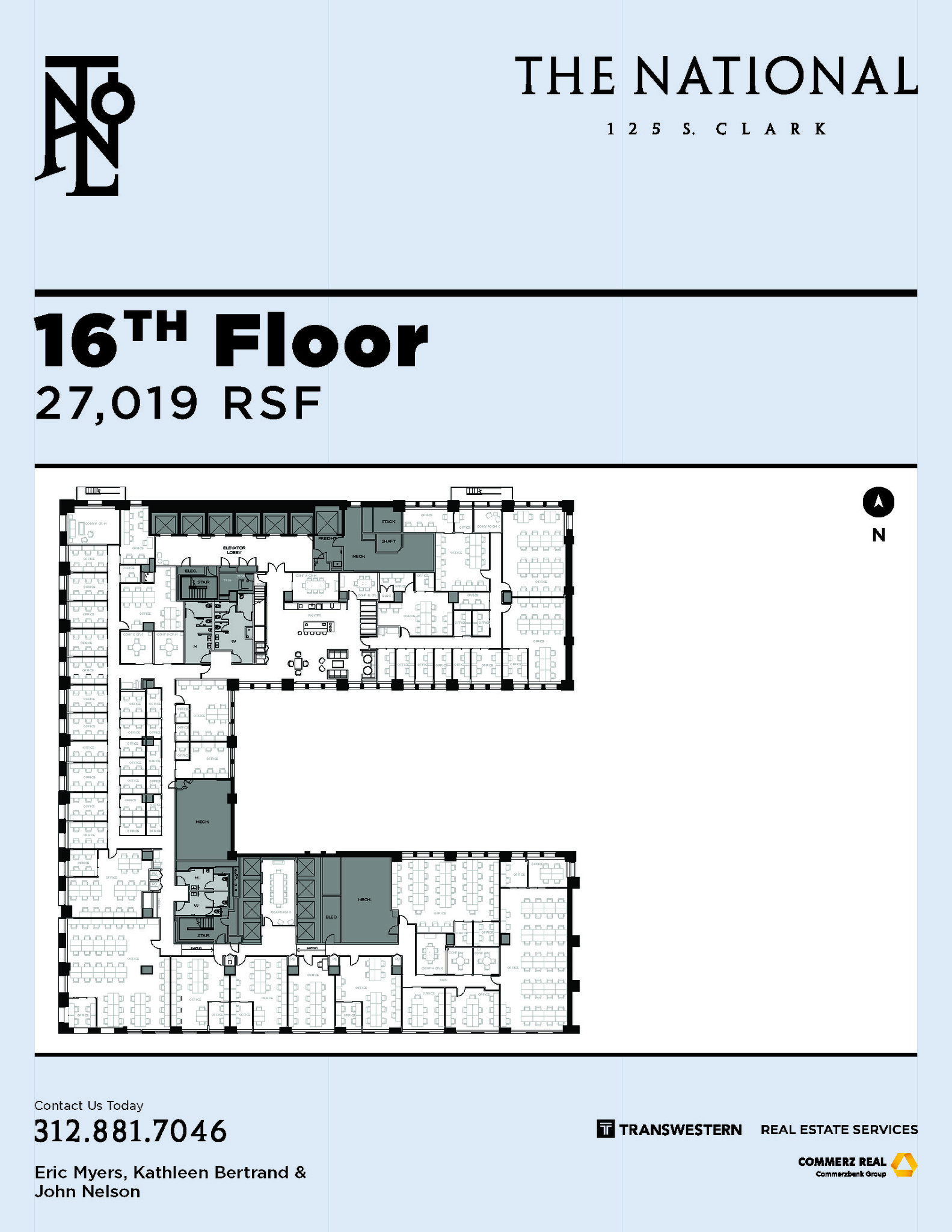 125 S Clark St, Chicago, IL à louer Plan d’étage– Image 1 sur 1