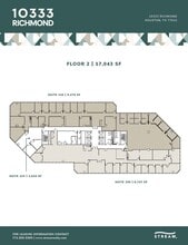 10333 Richmond Ave, Houston, TX à louer Plan d’étage– Image 1 sur 1