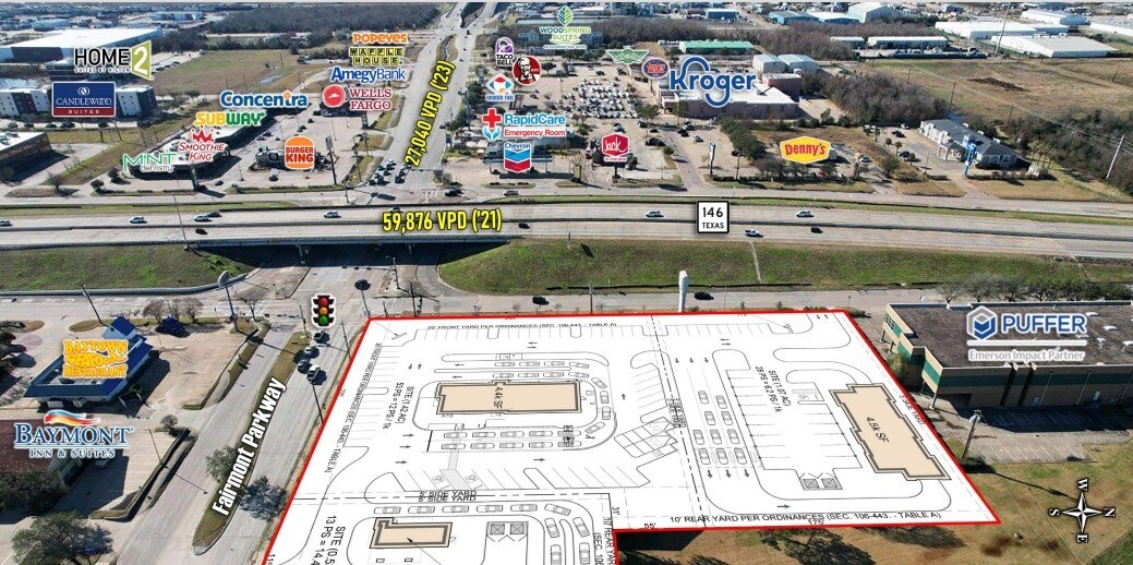 Hwy 146 & Fairmont Pky, La Porte, TX à louer Photo de l’immeuble– Image 1 sur 2